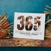 365 Days of Love 1st Anniversary Photo Fotoplatte (Seite)