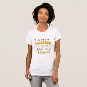365 New Chapters 365 New Chances Inspirational T-Shirt (Vorne ganz)