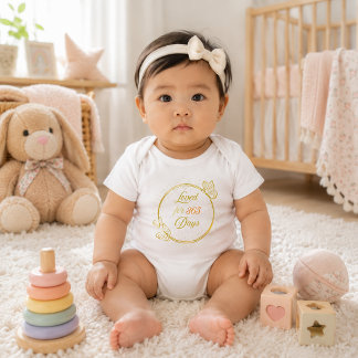 365 Tage geliebtes Baby-Body Mädchen Baby Strampler