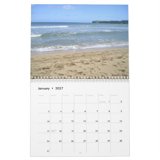 365 Tage im Paradies Kalender (Jan 2027)