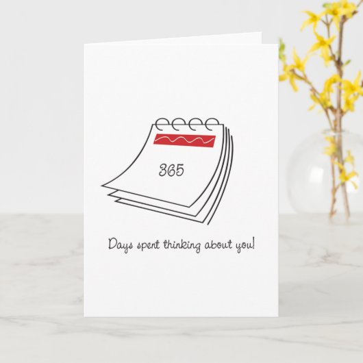 365 Tage Karte (Gelbe Blume)