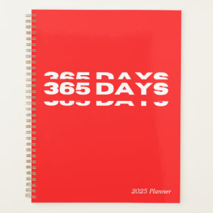 365 Tage Rot 2025 Planer