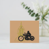 365 Vintager Fahrer Postkarte (Stehend Vorderseite)