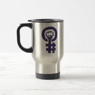 #365FeministSelfie Reise-Tasse Reisebecher