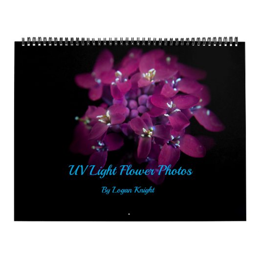 365NM UV Blume Fotografien Kalender (Titelbild)