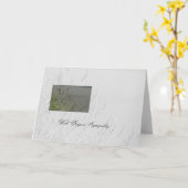 3660 Beileid Gras Karte (Gelbe Blume)