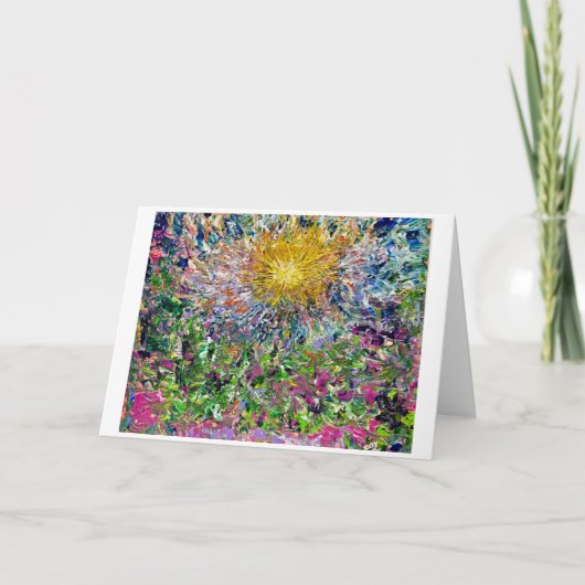 366 "Leap Year Sunrise Note Card"< Blank Inside> Dankeskarte (Vorderseite)