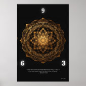 369 MANDALA WALL ART POSTER (Vorne)