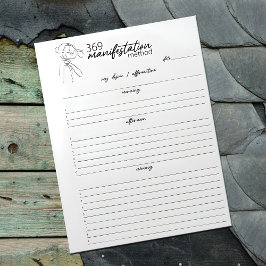 369 Manifestation Method, Law of attraction Notizblock