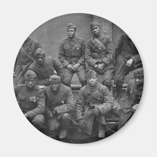 369. New York National Guard Harlem Hellfiters Magnet (Vorne)