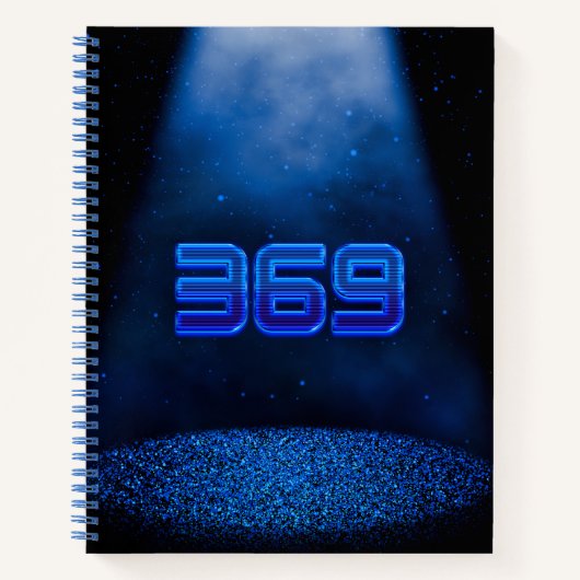 369 numerology angel number journal notebook notizblock (Vorderseite)