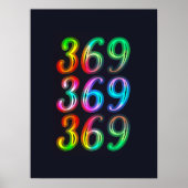 369 Zahlen Poster (Vorne)