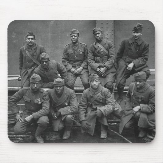 369th New- YorkNationalgarde Harlem Hellfighters Mousepad (Vorne)