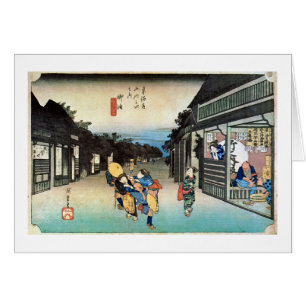 36. 御 宿, 広 重 Goyu-juku, Hiroshige, Ukiyo-e