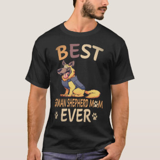 36 Beste Deutsche Schäferhund-Mutter jemals Deutsc T-Shirt