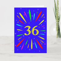 36. Birthday Explosion Card