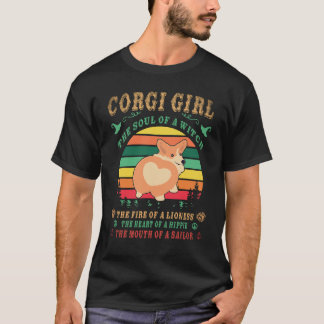 36 Corgi Die Seele einer Hexe Corgi T-Shirt