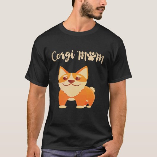 36 Corgi-Mama Corgi T-Shirt (Vorderseite)