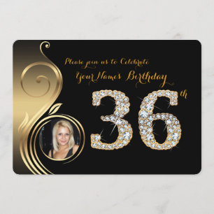 36., Einladung zum Geburtstag, Number Diamond, Fot