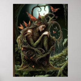 *~* 36 FD3 Earth Keeper Guardian Surreal Poster