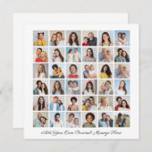 36 Foto Collage Fügen Sie Ihre eigene Grußkarte hi (Vorne/Hinten)