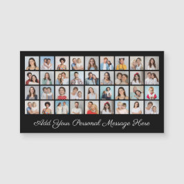 36 Foto Collage Fügen Sie Ihren Gruß Magnetkarte h