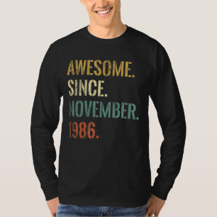 36. Geburtstag 36 Jahre Phantastisch seit 1. Novem T-Shirt