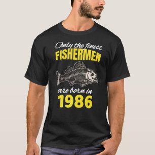 36. Geburtstag  Fischer Werden In 1986 Geboren  An T-Shirt