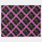 36. Geburtstag Fleecedecke (Vorderseite (Horizontal))