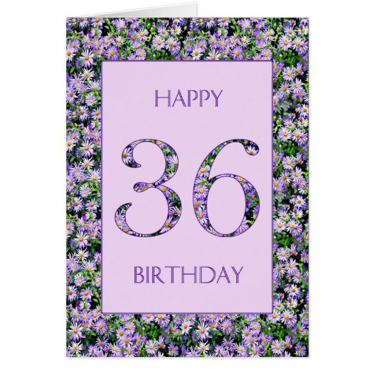 36. Geburtstag Lila Tageszeitung (Vorne)