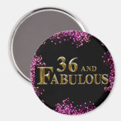 36. Geburtstag Magnet (Vorderseite/Rückseite)