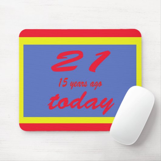 36. Geburtstag Mousepad (Mit Mouse)