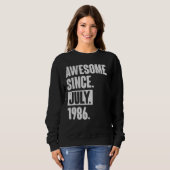 36. Geburtstag Phantastisch seit Juli 1988 Sweatshirt (Vorne ganz)