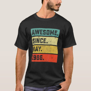36. Geburtstag Phantastisch seit Mai 1986 36 Jahre T-Shirt