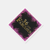 36. Geburtstag Serviette (Ecke)