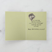 36. Geburtstag Spaß mit Niedlichem Otter Tier Karte (Innenseite)