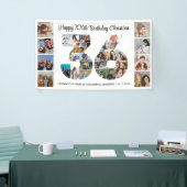 36. Geburtstagsfeier Nummer 36 Fotocollage Banner (Messeveranstaltung)
