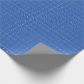 36" Gitter mit Ruler Nähmuster Blueprint Geschenkpapier (Ecke)