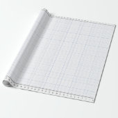 36" Gitter mit ruler Nähmuster Design Geschenkpapier (Ungerollt)