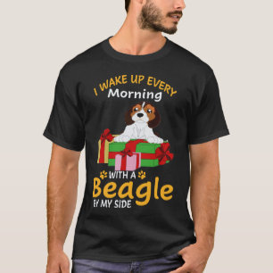 36 Ich wache jeden Morgen mit einem Beagle an mein T-Shirt