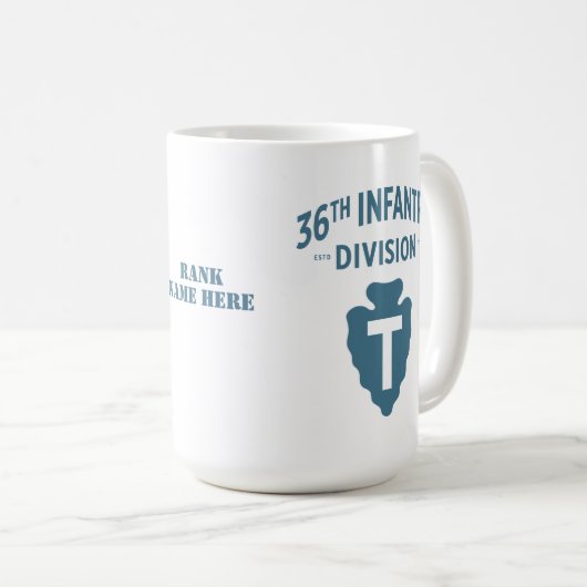 36. Infanterie-Division-Abzeichen Kaffeetasse (VorderseiteRechts)
