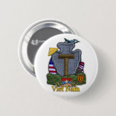 36. Infanterieabteilung Vietnam War Button (Vorne & Hinten)