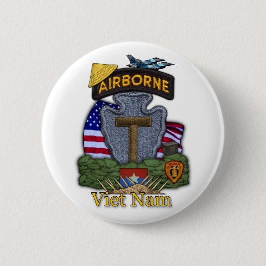 36. Infanterieabteilung Vietnam War Button (Vorderseite)