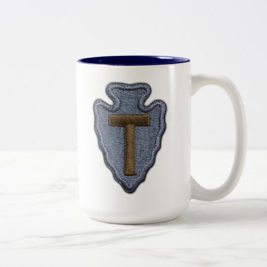 36. Infanteriedivisionveterane der Irak untersucht Zweifarbige Tasse (Rechts)