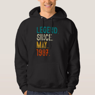 36 Jahre alte Legende seit Mai 1987 36. Geburtstag Hoodie