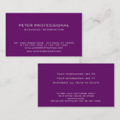 36 Moderne Berufliche Visitenkarten-Farbbeere Visitenkarte (Vorne/Hinten)