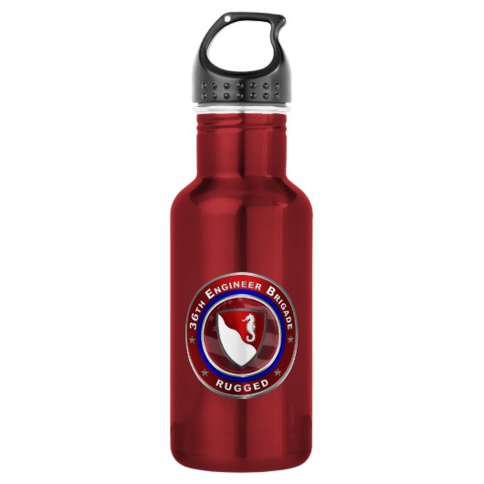 36. Pionierbrigade  Edelstahlflasche (Vorderseite)