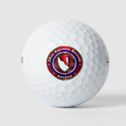 36. Pionierbrigade „Rugged“ Golfball (Vorderseite)