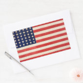 36-Sterne-Aufkleber der US-Flagge Rechteckiger Aufkleber (Umschlag)