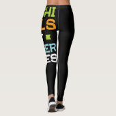36.Sushi-Rollen nicht geschlechtsspezifische Rolle Leggings (Rückseite)